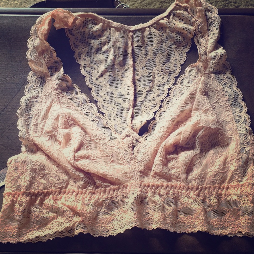 Racer lace Victoria's Secret bralet